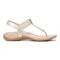 Vionic Brea Women's Toe Post Comfort Sandal - Gold - Right side