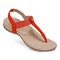 Vionic Brea Women's Toe Post Comfort Sandal - Cherry Tomato - Image