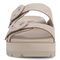 Vionic Capitola Women's Orthotic Comfort Sandal - Oatmeal Beige - Front
