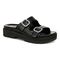 Vionic Capitola Women's Orthotic Comfort Sandal - Black Crystal - Angle main