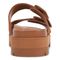 Vionic Capitola Women's Orthotic Comfort Sandal - Argan Oil Brown - Back