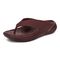 Vionic Tide RX Unisex Recovery Cushioned Orthotic Sandal - Port Wine - Left angle