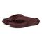 Vionic Tide RX Unisex Recovery Cushioned Orthotic Sandal - Port Wine - pair left angle