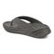 Vionic Tide RX Unisex Recovery Cushioned Orthotic Sandal - Charcoal - Back angle