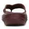 Vionic Tide RX Unisex Recovery Cushioned Orthotic Sandal - Port Wine - Back