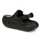 Vionic Wave RX Unisex Slip-on Supportive Cushioned Comfort Clog - Black - Back angle