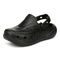 Vionic Wave RX Unisex Slip-on Supportive Cushioned Comfort Clog - Black - Left angle