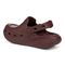 Vionic Wave RX Unisex Slip-on Supportive Cushioned Comfort Clog - Port Wine - Back angle
