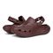 Vionic Wave RX Unisex Slip-on Supportive Cushioned Comfort Clog - Port Wine - pair left angle