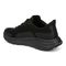 Vionic Men's Walk Max - Water Repellent Athletic Walking Shoes with Orthotic Support - All Black - Back angle