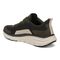 Vionic Men's Walk Max - Water Repellent Athletic Walking Shoes with Orthotic Support - Phantom Grey/Dark Khaki - Back angle