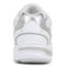 Vionic Classic Walker 2.0 Women's Athletic Walking Shoe - White/ Silver - Back
