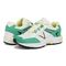 Vionic Classic Walker 2.0 Women's Athletic Walking Shoe - White/green - pair left angle