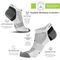 GSA OrganicPlus+ Low Cut Extra Cushioned Men's Socks - White
