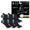 GSA OrganicPlus+ Low Cut Extra Cushioned Men's Socks - Black