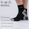GSA OrganicPlus+ Quarter Extra Cushioned  Men's Socks - Black