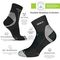 GSA OrganicPlus+ Quarter Extra Cushioned  Men's Socks - Black