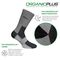 GSA OrganicPlus+ Crew Fully Cushioned Men's Socks - Multipack