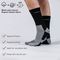 GSA OrganicPlus+ Crew Fully Cushioned Men's Socks - Black