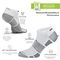 GSA Hydro+  Low Cut Extra Cushioned Men's Socks - White/Gray/Black