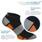 GSA Hydro+  Low Cut Extra Cushioned Men's Socks - Black/Orange/Yellow/Blue