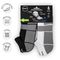 GSA Hydro+  Low Cut Extra Cushioned Men's Socks - White/Gray/Black