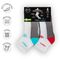 GSA Hydro+  Low Cut Extra Cushioned Men's Socks - White/Red/Green/Blue