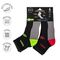 GSA Hydro+  Low Cut Extra Cushioned Men's Socks - Black/Red/Green/Blue