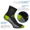 GSA Hydro+  Low Cut Extra Cushioned Men's Socks - Black/Red/Green/Blue