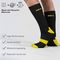 GSA Hydro+  Crew Semi Cushioned Men's Socks - Black