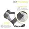 GSA Bamboo+ Low Cut Ultralight  Men's Socks - White/Gray/Black