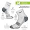 GSA Bamboo+ Quarter Half Terry Men's Socks - White/Gray/Black