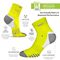 GSA Bamboo+ Quarter Half Terry Men's Socks - Yellow/Blue/Green