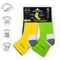 GSA Bamboo+ Quarter Half Terry Men's Socks - Yellow/Blue/Green