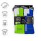 GSA Bamboo+  Crew Semi Cushioned Men's Socks - Yellow/Blue/Green