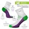 GSA Hydro+  Quarter Extra Cushioned Women's Socks - White