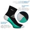 GSA Hydro+  Quarter Extra Cushioned Women's Socks - Black