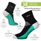 GSA Hydro+  Quarter Extra Cushioned Women's Socks - Black