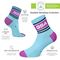 GSA OrganicPlus+ Quarter Ultralight Girls' Socks - Multicolor