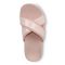 Vionic Merced Women's Cross Strap Slide Orthotic Sandals - Peony Pink - Top