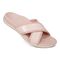 Vionic Merced Women's Cross Strap Slide Orthotic Sandals - Peony Pink - MERCED-I8716S1650-PEONY PINK-13fl-med