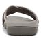 Vionic Merced Women's Cross Strap Slide Orthotic Sandals - 6hl Med Silver