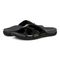 Vionic Merced Women's Cross Strap Slide Orthotic Sandals - Black - pair left angle
