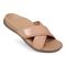 Vionic Merced Women's Cross Strap Slide Orthotic Sandals - Macaroon - MERCED-I8716S1200-MACAROON-13fl-med