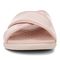 Vionic Merced Women's Cross Strap Slide Orthotic Sandals - Peony Pink - Front