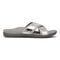 Vionic Merced Women's Cross Strap Slide Orthotic Sandals - 3rt Med Silver