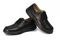 Mt. Emey - 708 - Men's Bunion Shoe by Apis - Black-Leather  Pair / Top