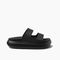 Reef Cushion Bondi 2 Bar Women\'s Comfort Sandals - Black/black - Side