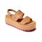 Reef Water Vista Higher Women's Platform Sandals - Natural/hot Pink