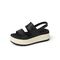 Reef Water Vista Higher Women's Platform Sandals - Black Vintage